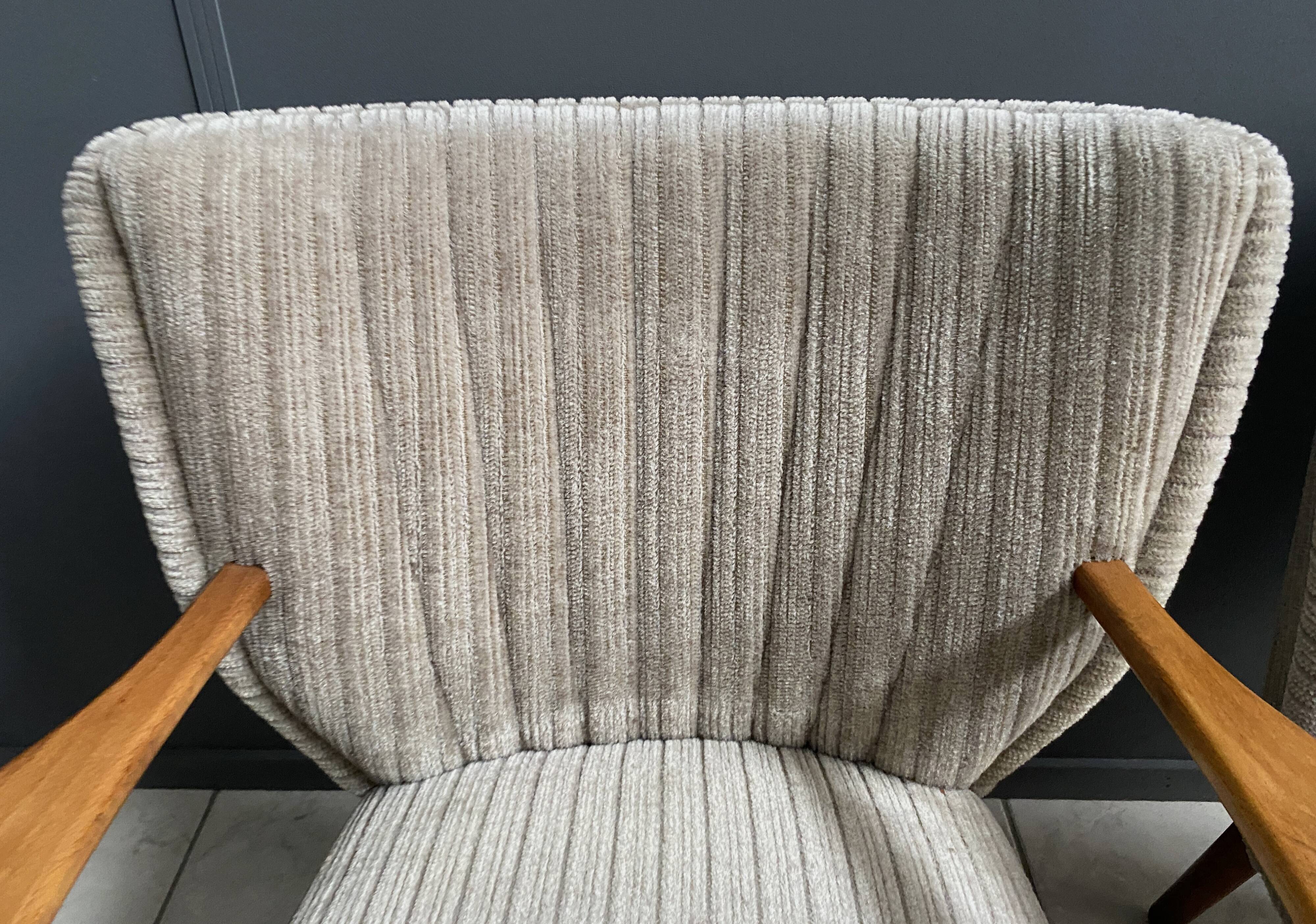 Set cocktail chairs with armrests 1960s