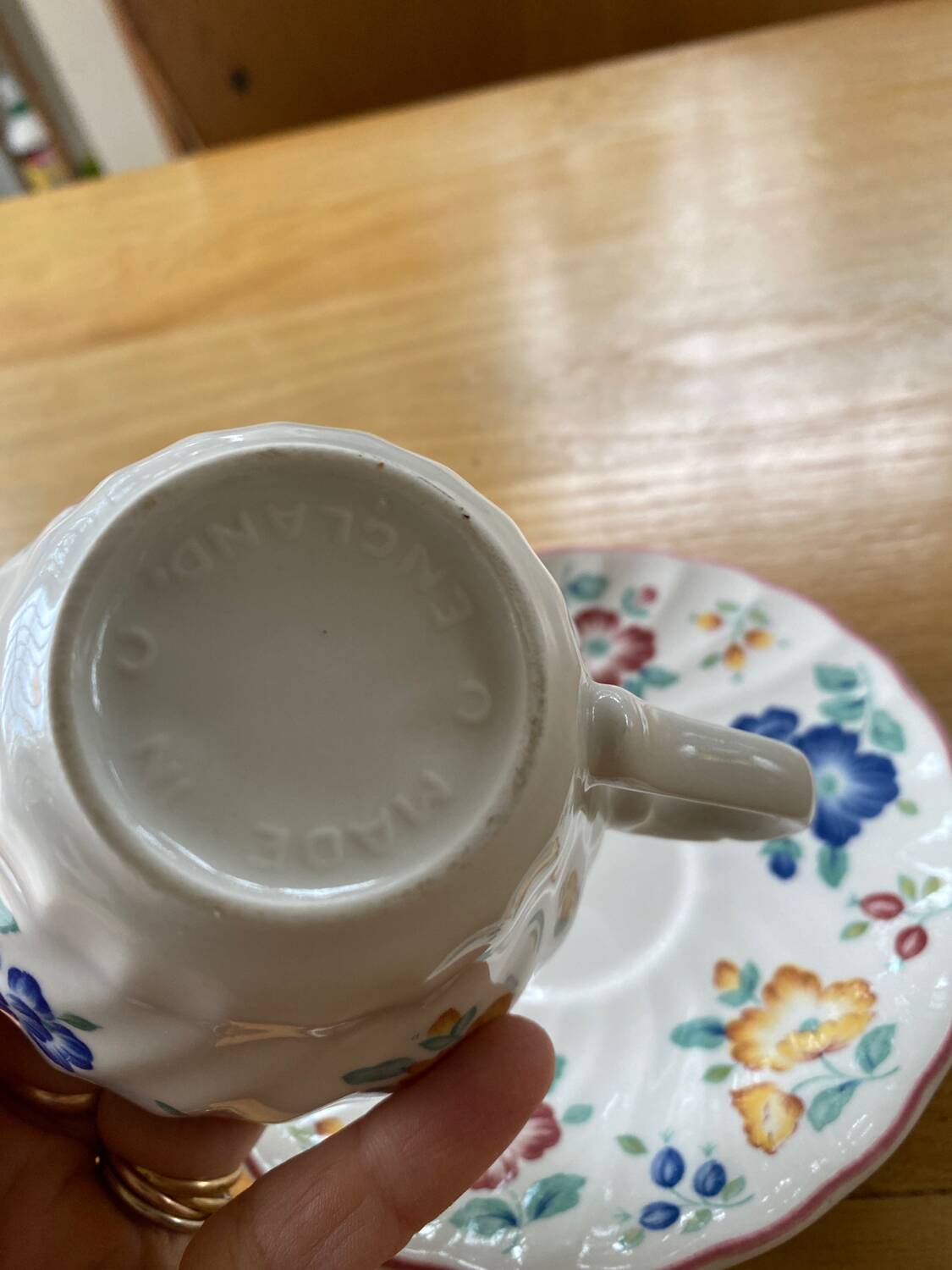 Churchill England model cup and saucer