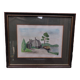 Signed landscape watercolor painting
