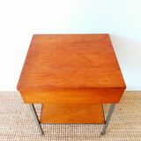 Vintage boarding school bedside table