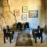 Set of 10 "121" chairs, Afra and Tobia Scarpa design for Cassina, 1965