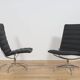 Mid Century SAS Copenhagen Airport Lounge Chairs by Jens Ammunsen for Fritz