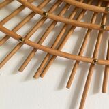 Vintage ortf rattan mirror