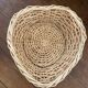 Old baskets and woven wicker basket.