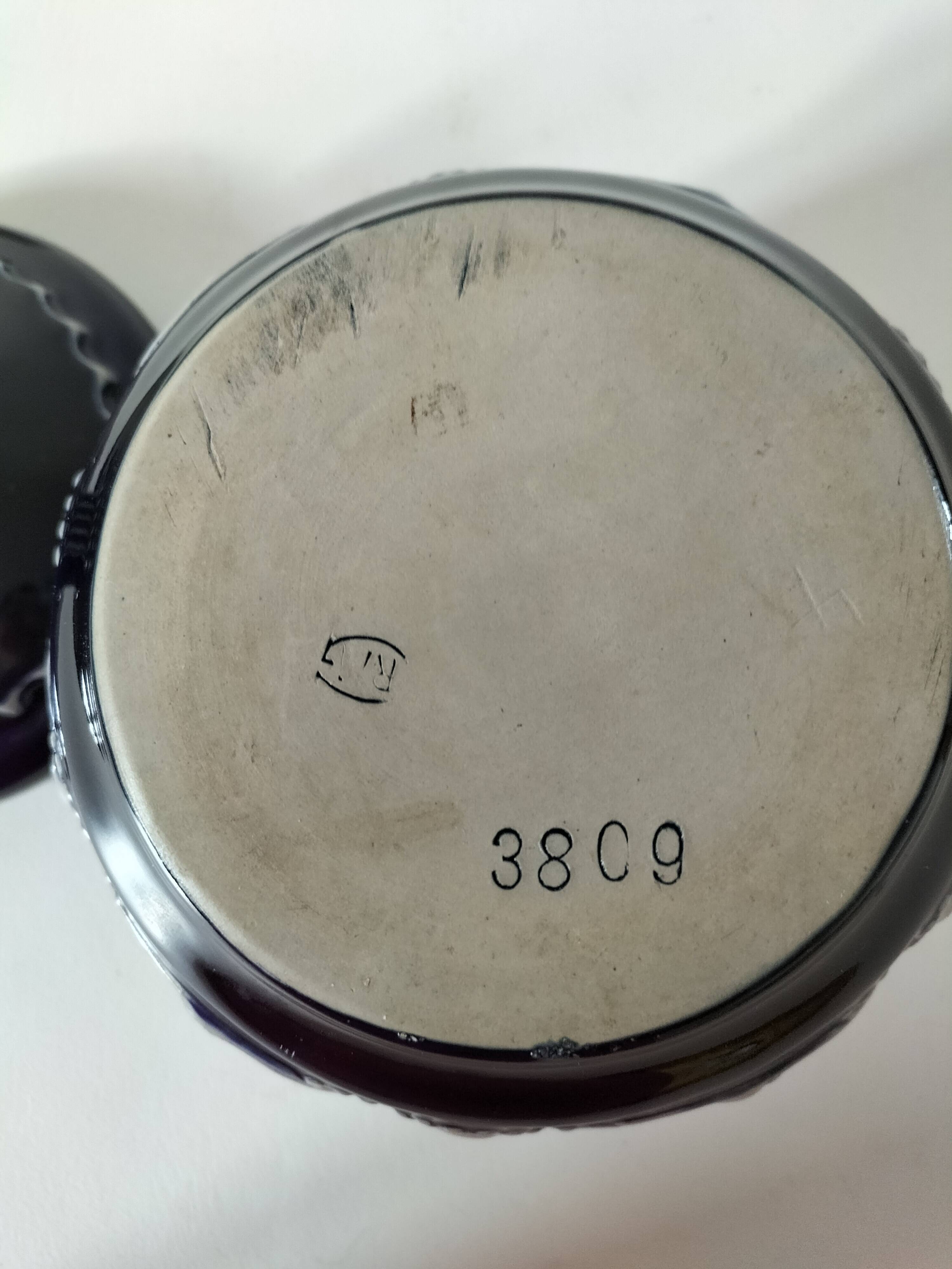 Blue glazed stoneware pot RM Stein – Reinhold Merkelbach, 1960s