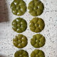 8 assiettes à huîtres Barbotine 