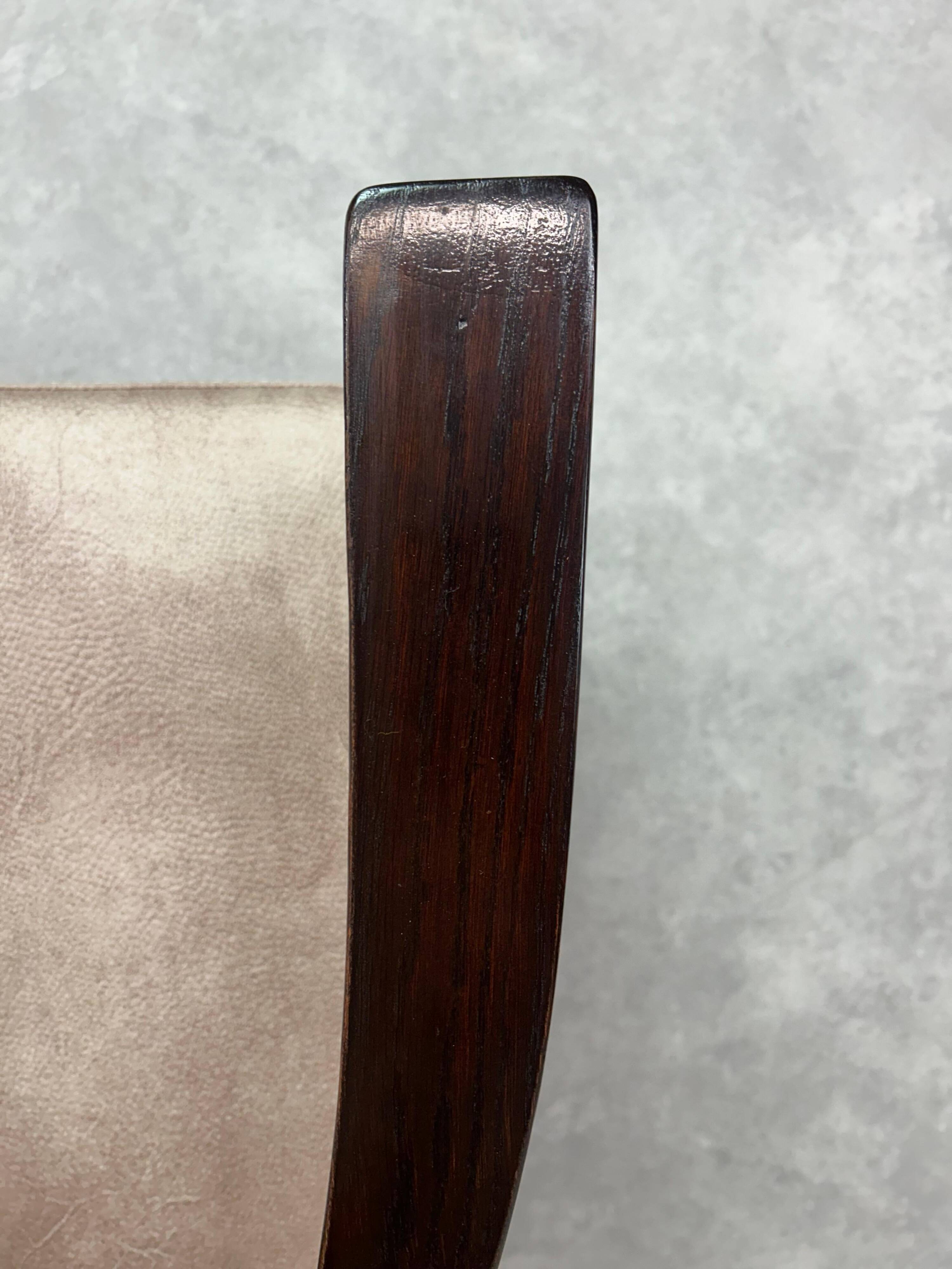 Art Deco office chair in the style of Charles Rennie Mackintosh.