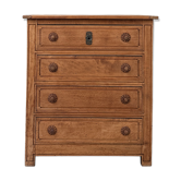 Antique country commode in solid pine (renovated)