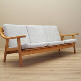 Canapé en chêne, design danois, années 1960, designer : Hans J. Wegner, fabricant : Getama