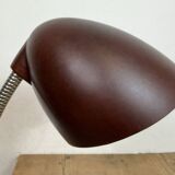 Vintage Brown Bakelite Gooseneck Table Lamp, 1950s