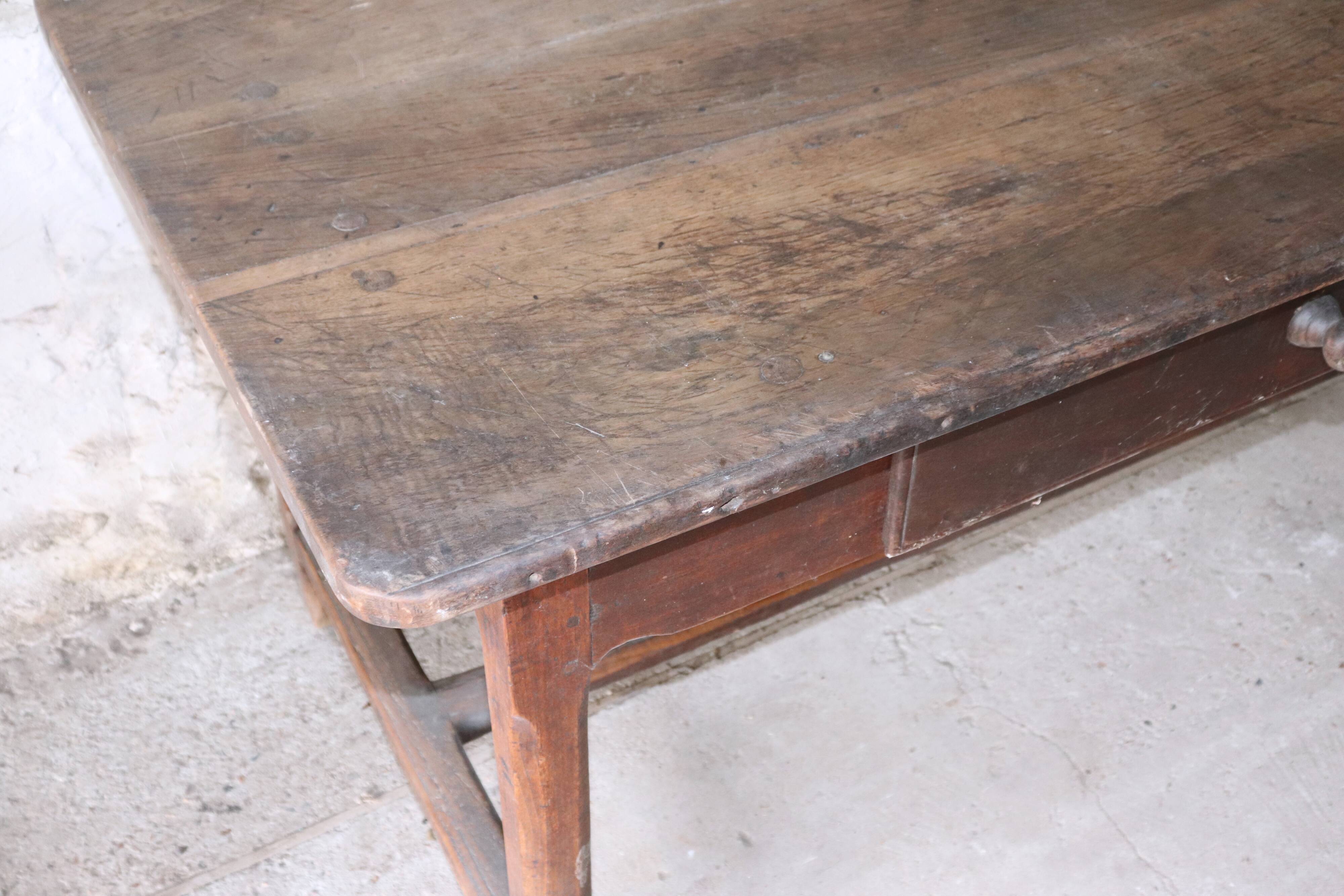 Cherry farm table, 18th century
