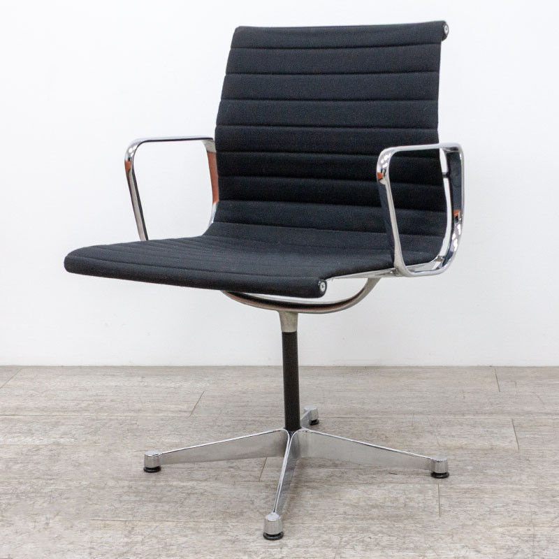 Herman Miller EA108 chair in black and chrome