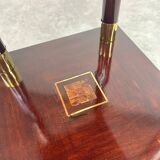 Secession pedestal in mahogany