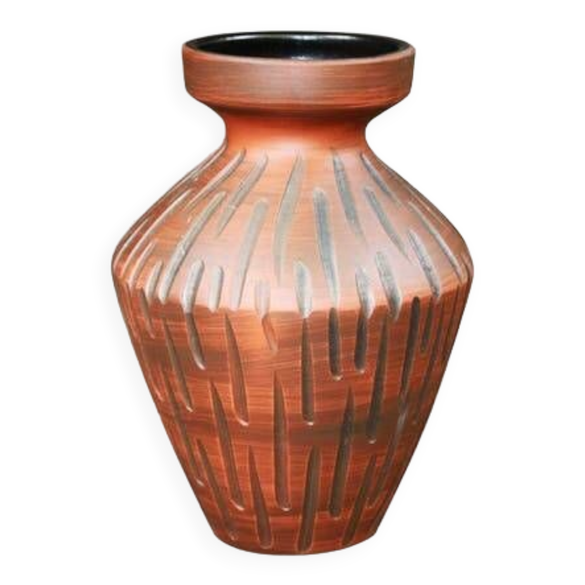 Ilkra Eldelkeramik vase, red clay, 60.