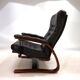 Westnofa Panter Leather Lounge Chair with Ottoman by Arnt Lande, 1970s