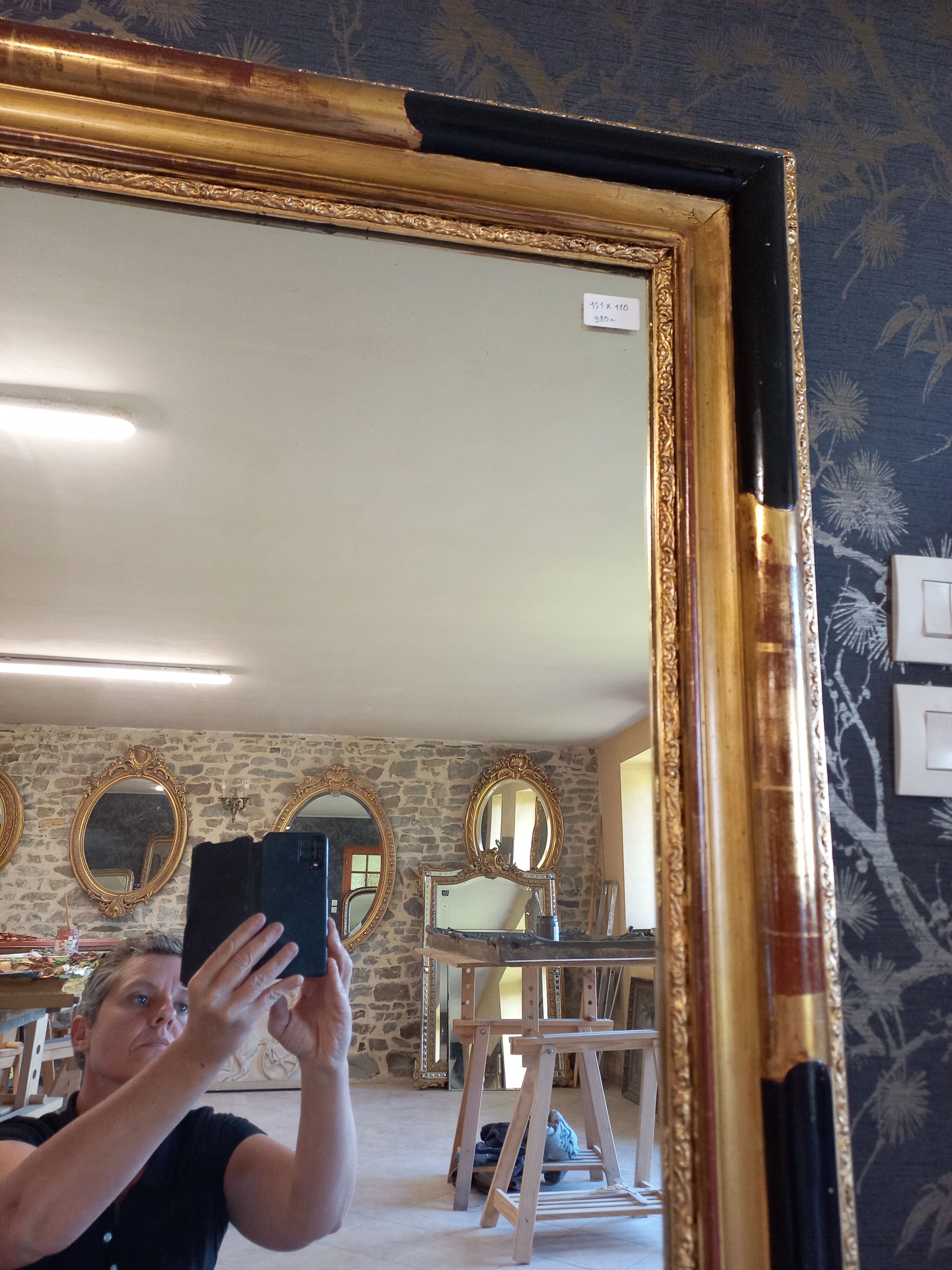 Mirror period Louis Philippe 151 x 110