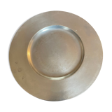 Set of 13 plates in fine pewter