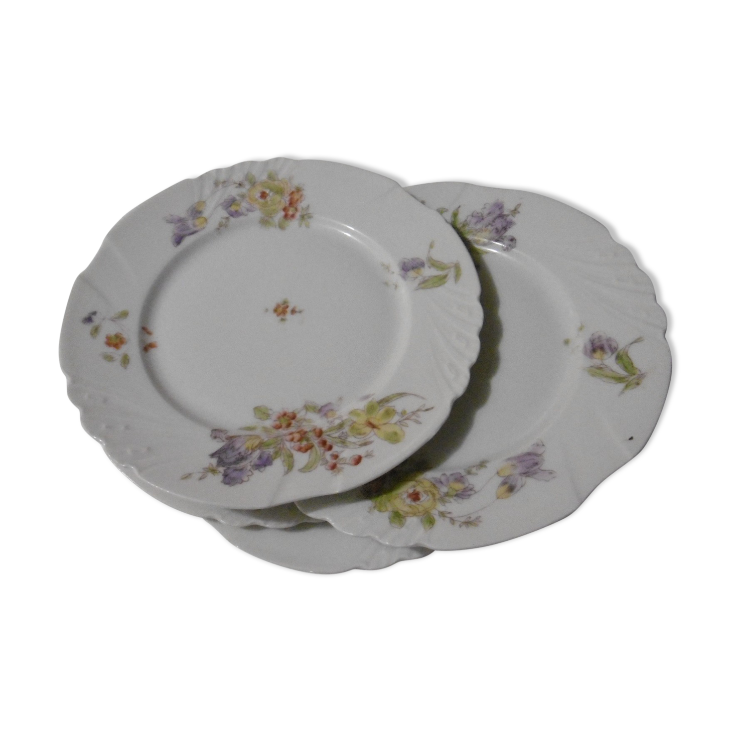 Antique porcelain plates