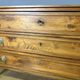 Louis XVI period commode in light walnut.