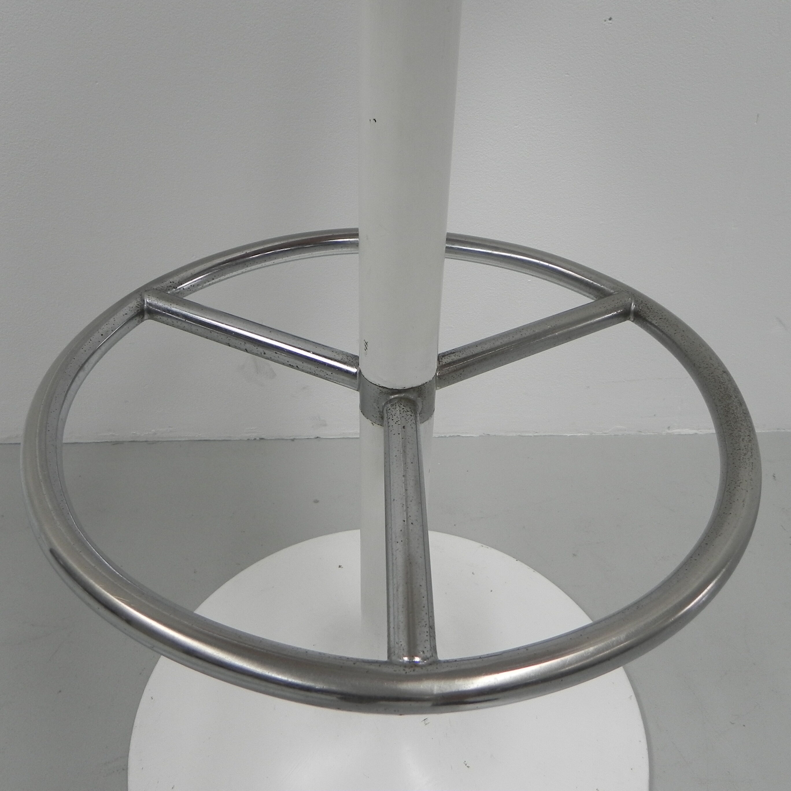 2 vintage bar stools with swivel seat