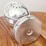 Paire de lampes design Space Age 1960 chromées