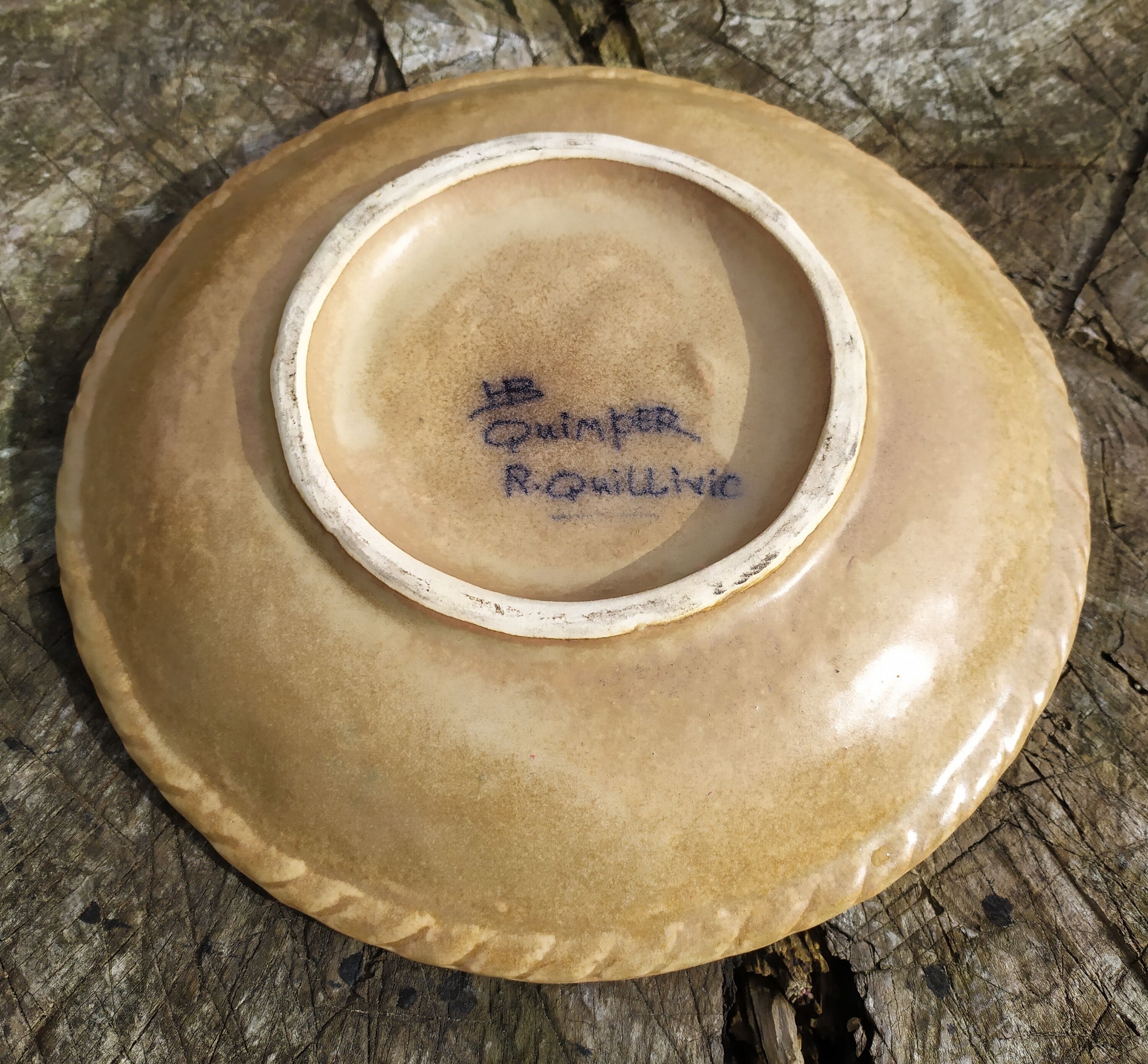 René Quillivic's Celtic sandstone décor plate