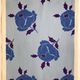Original gouache on paper from Editions JEHLEM, floral decoration (roses), twentieth century, Paris