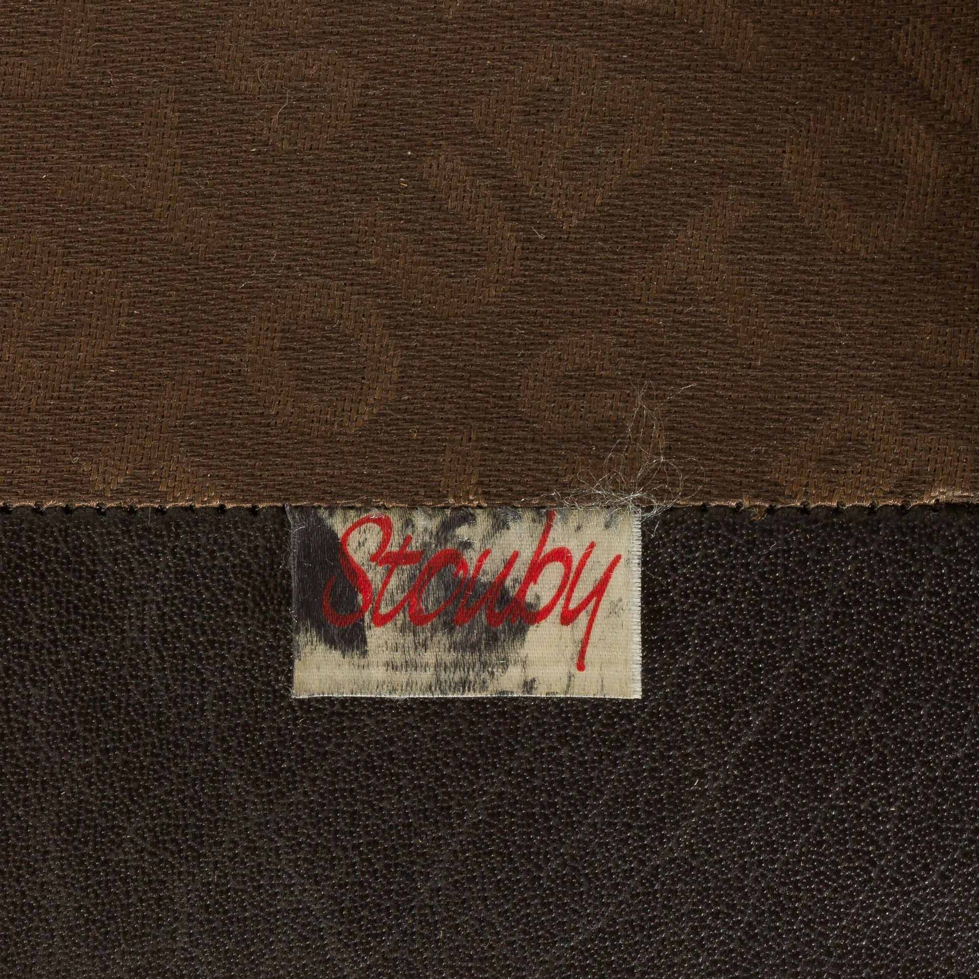 Stouby leather sofa, Denmark 1970s
