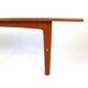 Table basse en teck scandinave