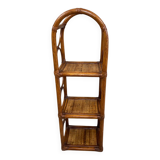 Vintage rattan shelf
