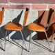 Lot de 6 chaises "pétale" de Soudéxvinyl