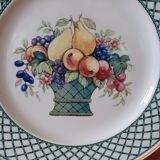 6 Villeroy and Boch Plates, Basket, diameter 26.5 cm
