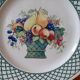 6 Villeroy and Boch Plates, Basket, diameter 26.5 cm