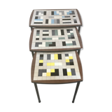 Pull-out tables vintage design annees 60
