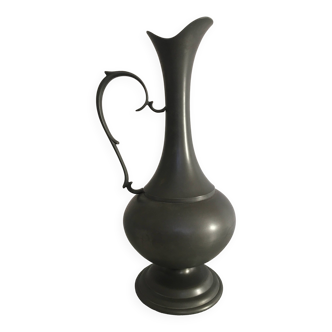 Pewter pitcher ewer stamped ee