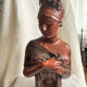 Bust of the Recamier in painted plaster