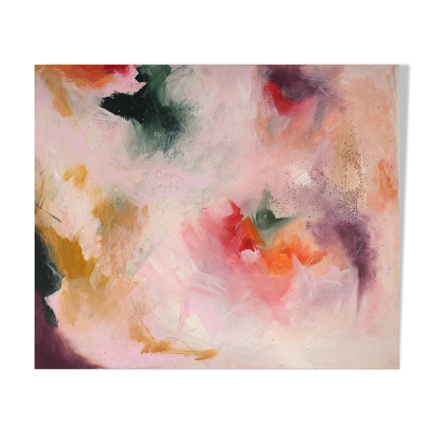 Acrylic on canvas - The tough gets going - 50x60cm, unique piece