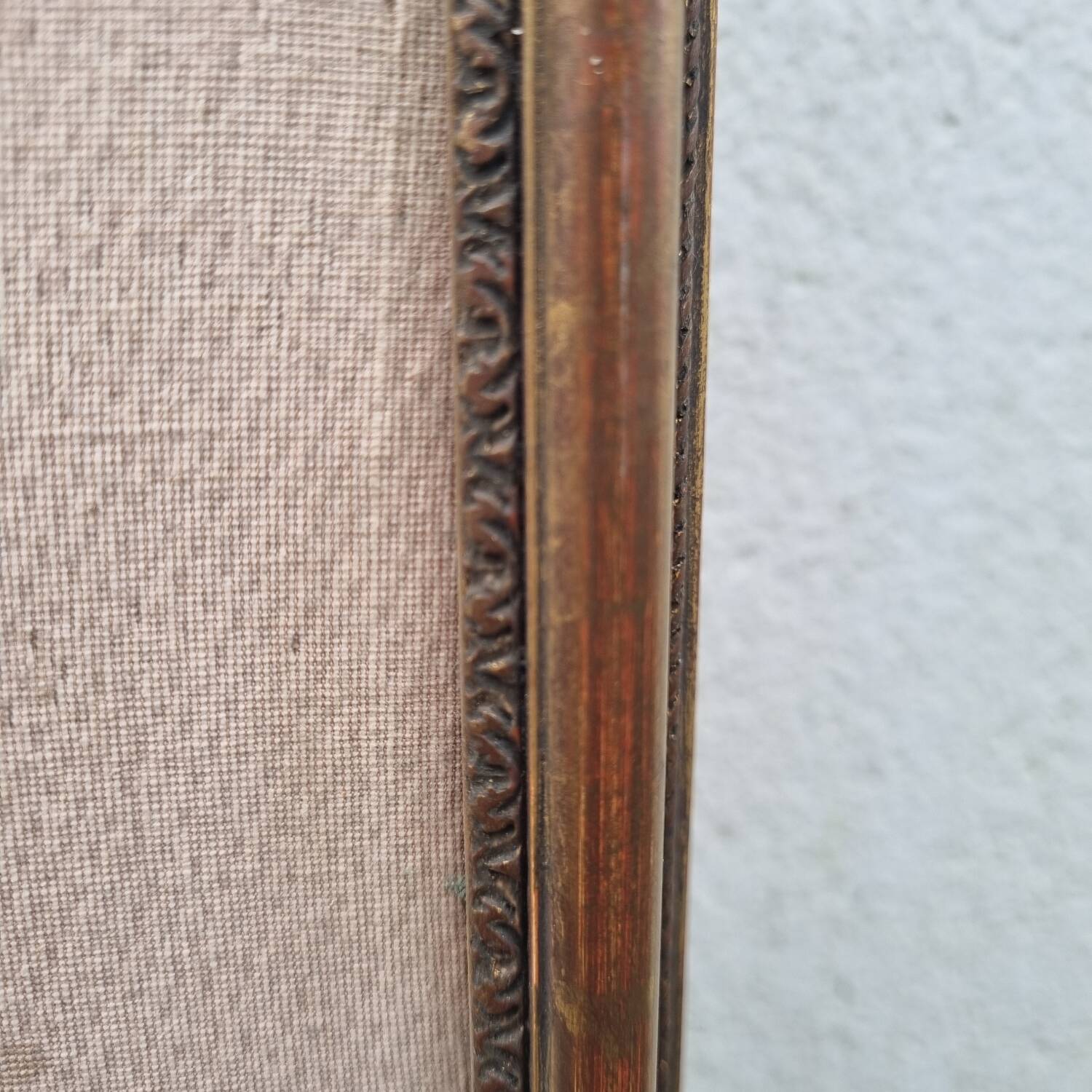 Tapisserie toile de Jouy encadrée, fin 19ème