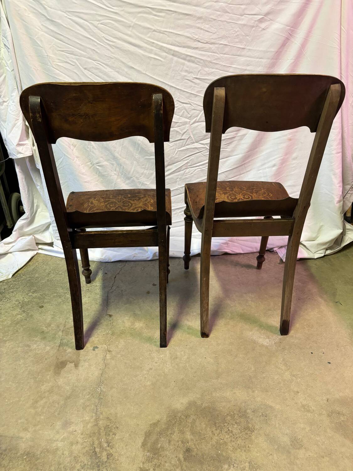 Chaises de bistrot de campagne