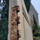 Moulded old door