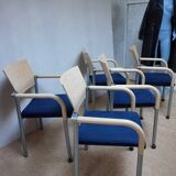 Dining conference chairs by Wiesner Hager and designed by Arge2, 1980s