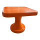 Orange plastic coffee table S.e.l.a.p.