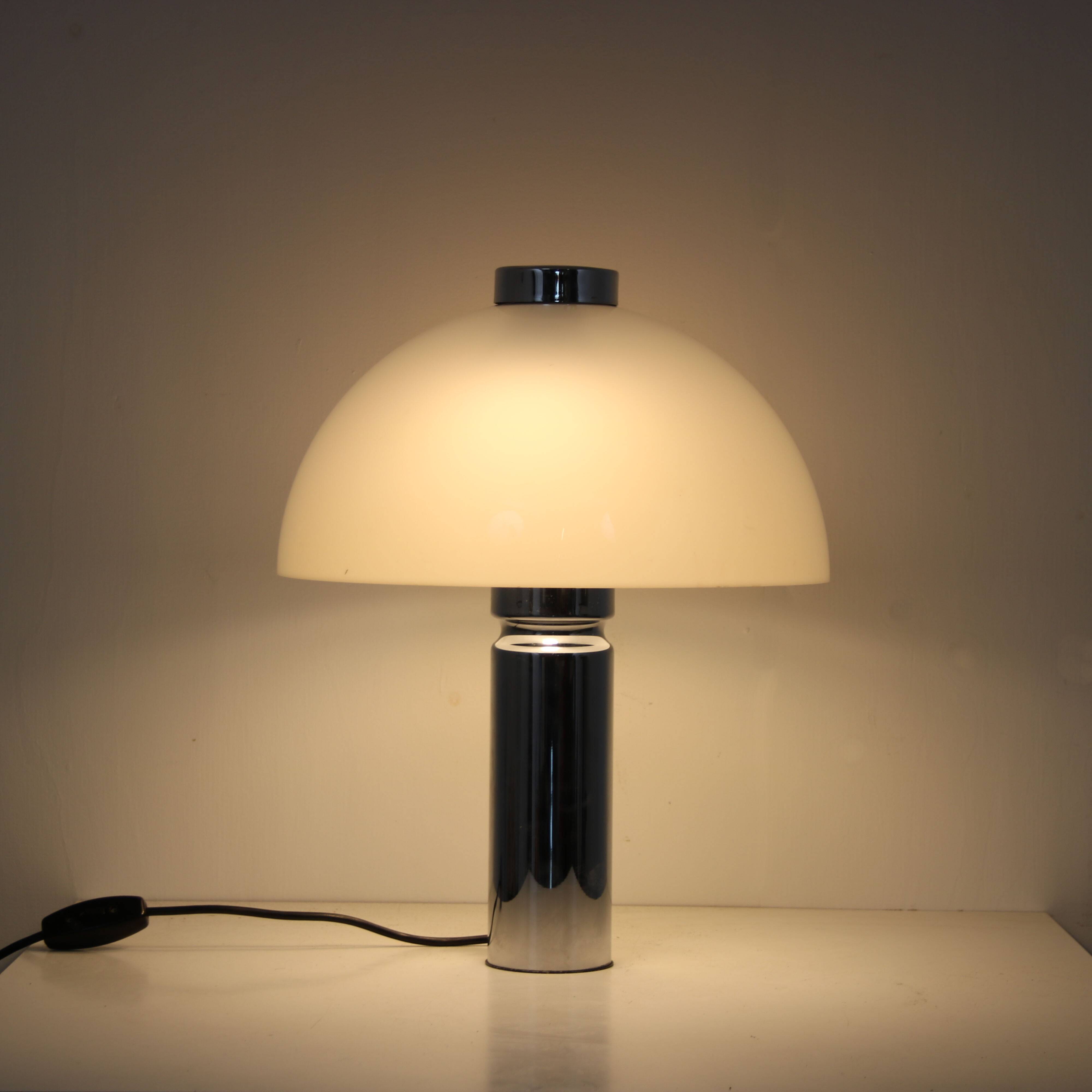 1970s Dutch design mushroom table lamp