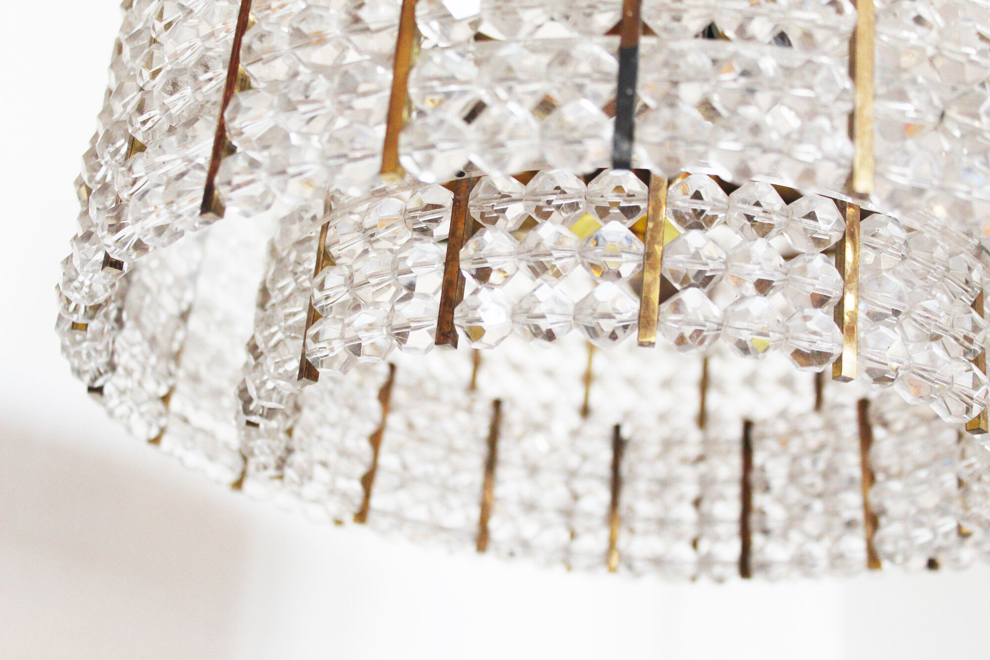 Vintage chandelier by Emil Stejnar for Rupert Nikoll - Austria 1960's