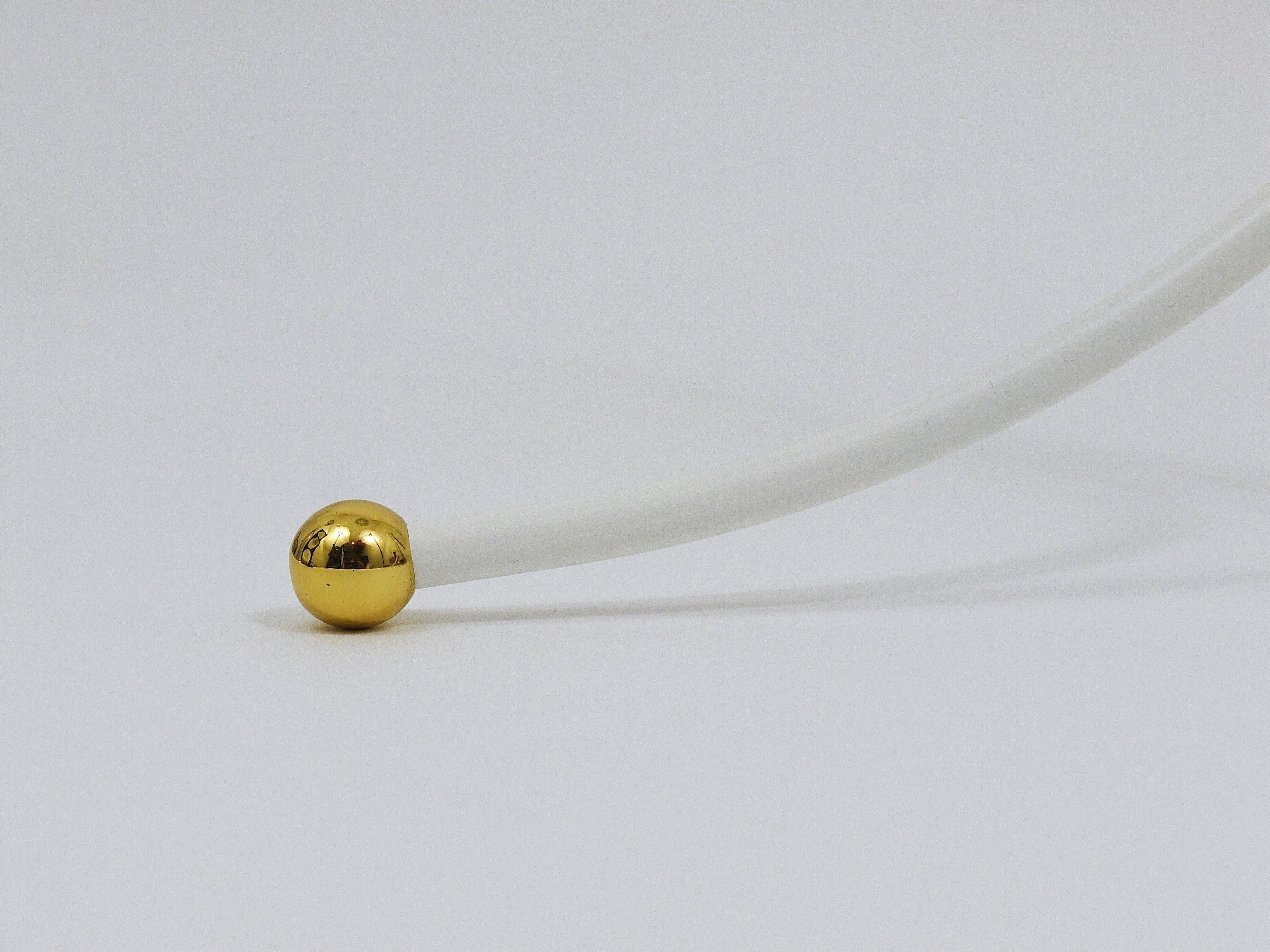 Josef Frank x J.T. Kalmar (House & Garden) Tripod floor lamp in white brass #2057