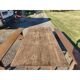 Industrial or communal table with benches