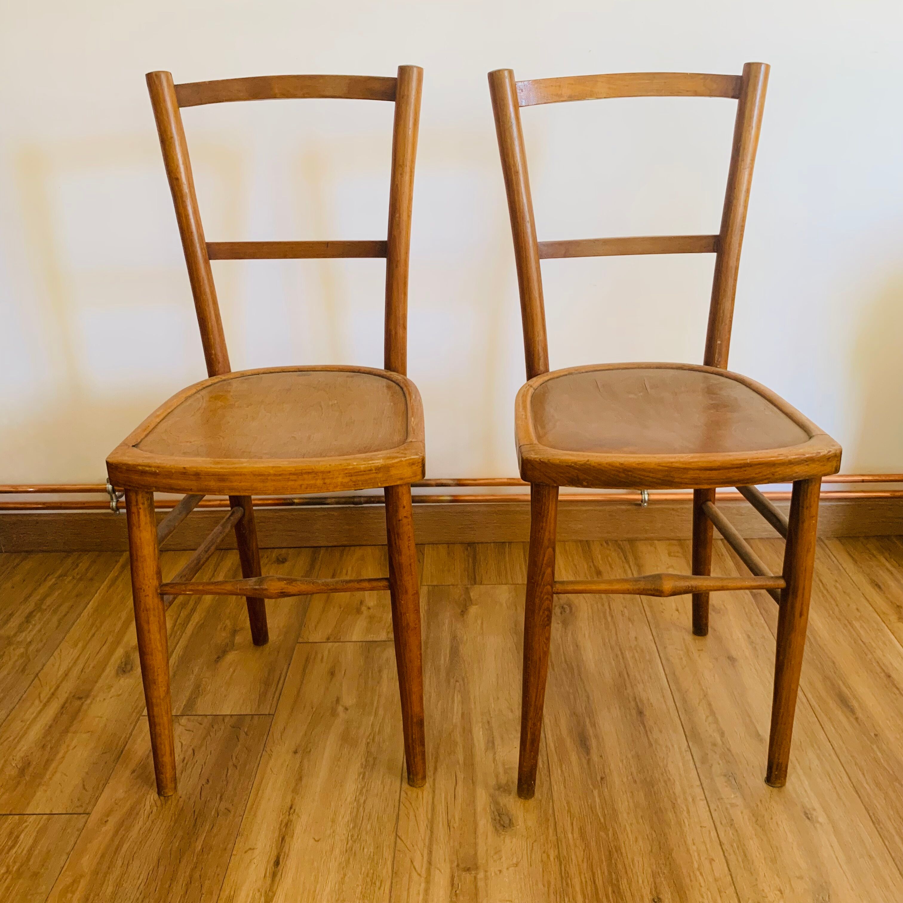 Pair of bistro chairs