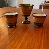 Trio of Jersey earthenware mugs