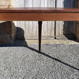 Half moon console, empire style, wood, vintage