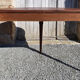 Console demi lune style empire bois vintage